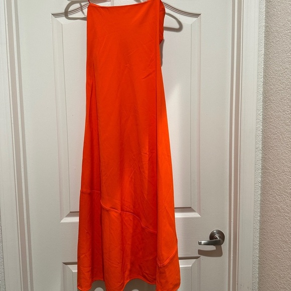 Aritzia Babaton Strapless Orange Resolution Dress - Picture 3 of 5